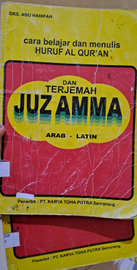 Image of Cara belajar dan menulis huruf alqur'an dan terjemahan JUZ AMMA