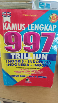 Image of Kamus lengkap 997 Trilliun ingris-indonesia