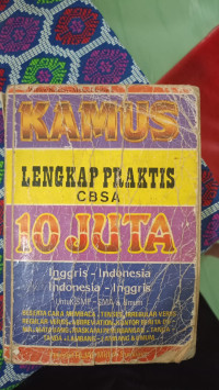 Image of Kamus Lengkap Praktis CBSA 10 Juta Inggris-Indonesia