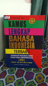 Image of KAMUS LENGKAP BAHASA INDONESIA TERBARU