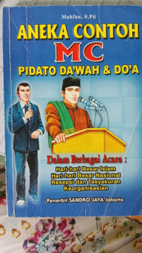 Image of ANEKA CONTOH MC PIDATO DA'WAH & DO'A