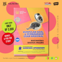 Image of Kumpulan Soal dan Pembahasan Ujian Nasional Matematika dan Bahasa Inggris untuk SMP.