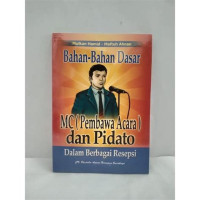 Image of Bahan Bahan Dasar MC(Pembawa Acara) Dan Pidato
