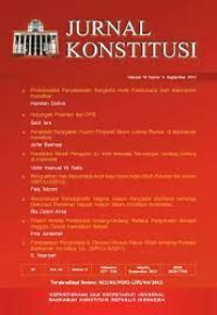 Image of JURNAL KONSTITUSI